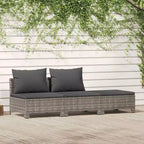 vidaXL Garten-Lounge-Set, grau und dunkelgrau
