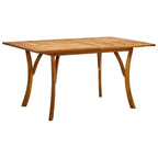 Ensemble de salle à manger de patio vidaXL, 5 pièces, noir