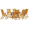 vidaXL Garden Dining Set Folding 5 pcs Solid Acacia Wood