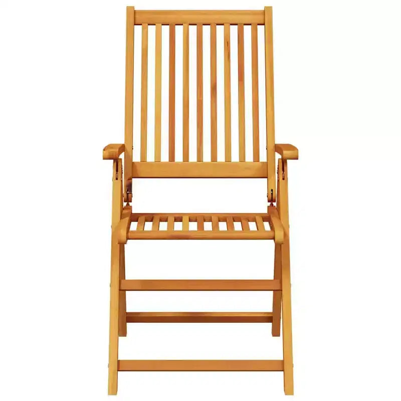 Ensemble repas de jardin pliant vidaXL de 5 pièces en bois d’acacia massif