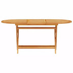 Ensemble repas de jardin pliant vidaXL de 5 pièces en bois d’acacia massif