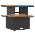 Ensemble de repas de jardin vidaXL en polyrotin