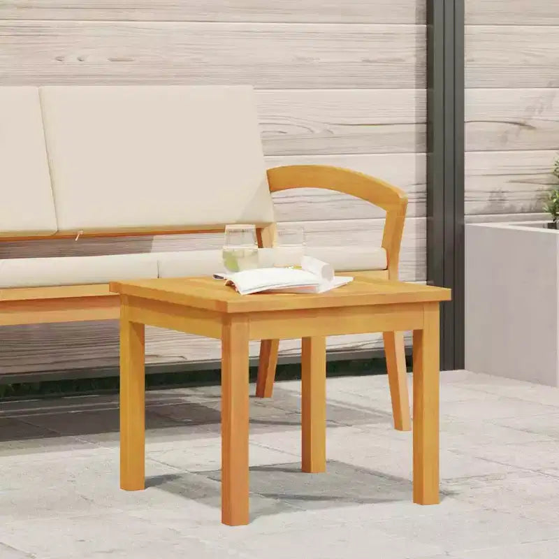vidaXL Table d’appoint huilée en bois d’acacia massif naturel