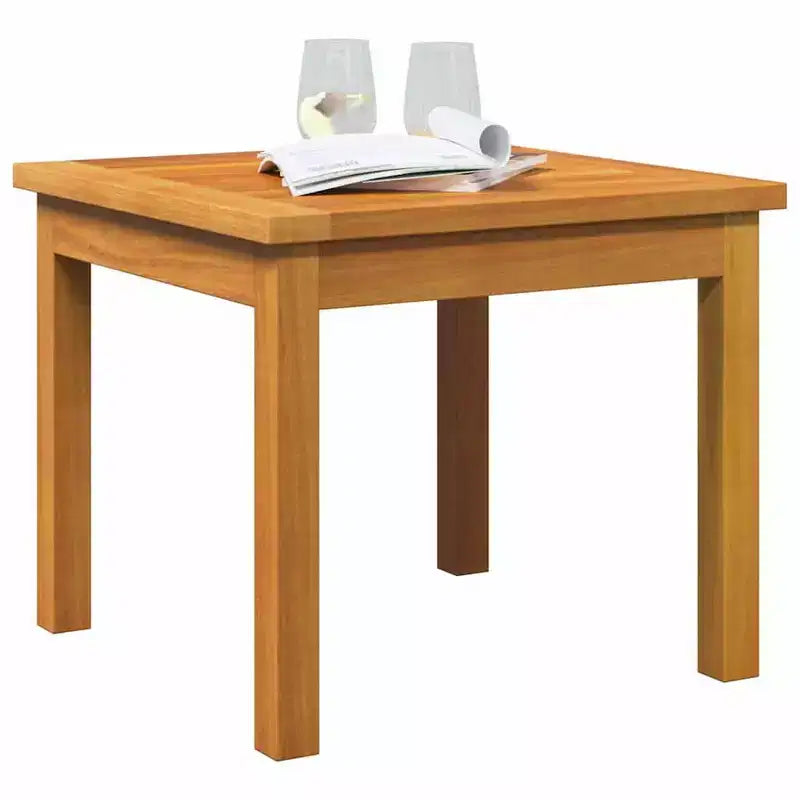vidaXL Table d’appoint huilée en bois d’acacia massif naturel