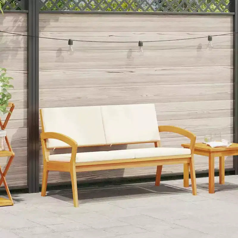 vidaXL Table d’appoint huilée en bois d’acacia massif naturel