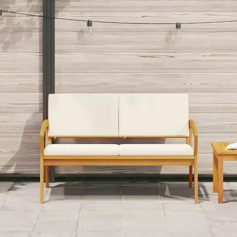 vidaXL Table d’appoint huilée en bois d’acacia massif naturel