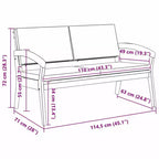 vidaXL Table d’appoint huilée en bois d’acacia massif naturel