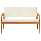 vidaXL Table d’appoint huilée en bois d’acacia massif naturel