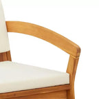 vidaXL Table d’appoint huilée en bois d’acacia massif naturel