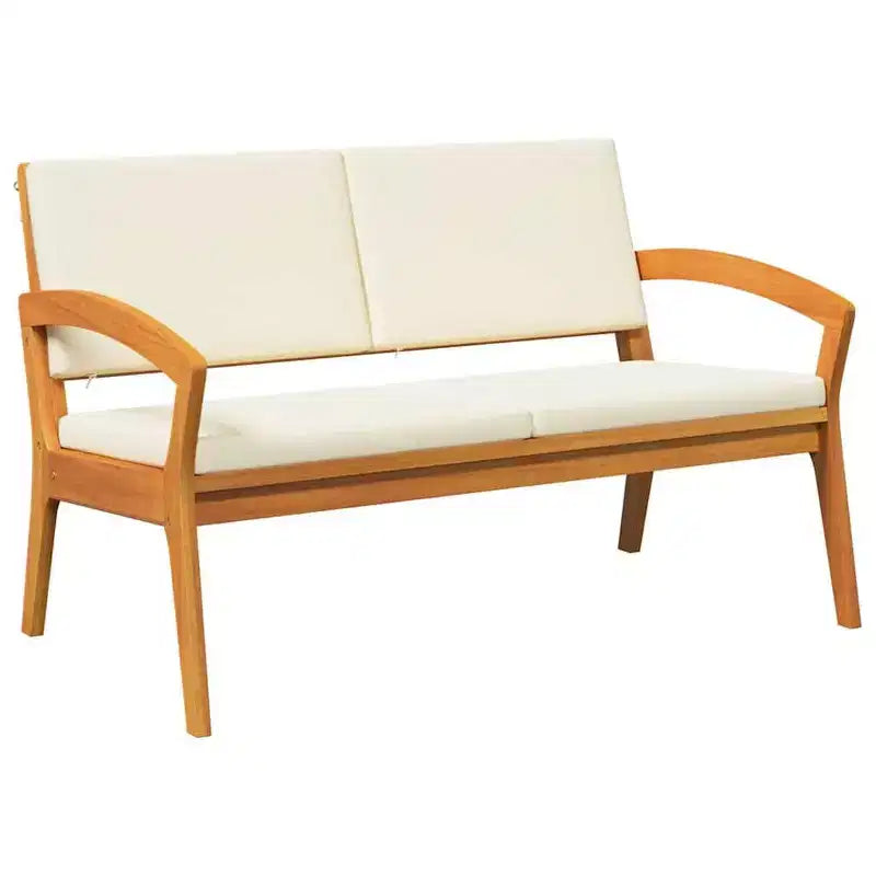 vidaXL Side Table Oil Natural Solid Acacia Wood