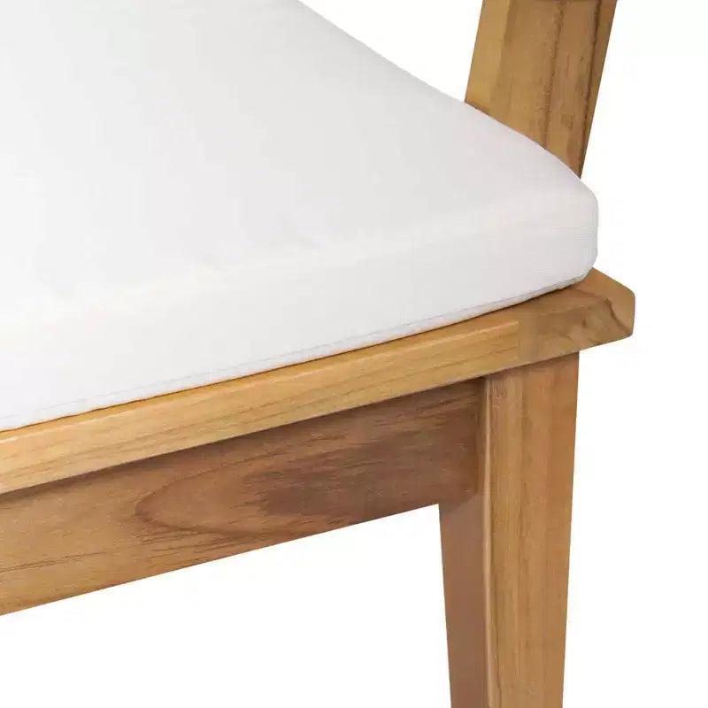 vidaXL kerti pad, 2 db, tömör tíkfa