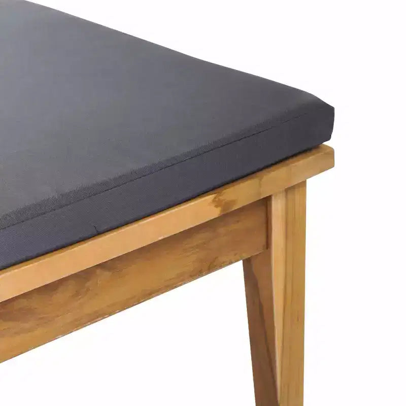 vidaXL kerti pad, 2 db, tömör tíkfa