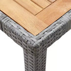 vidaXL Garden Dining Set Rattan Poly Rattan 9 Piece Set Seats Many