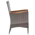 vidaXL Garden Dining Set Rattan Poly Rattan 9 Piece Set Seats Many