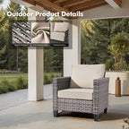 Set completo di sedute da patio HOMLUX da 10 pezzi con tavolo per braciere da 54 e set di sedie girevoli