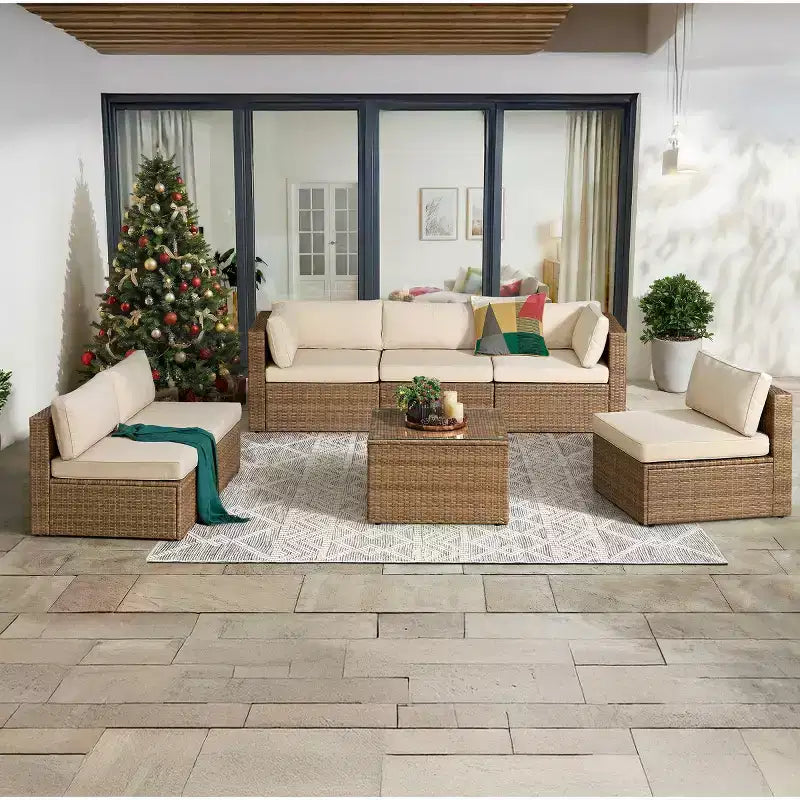 Ensemble de mobilier de terrasse Alaterre Furniture