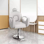 Reclining Salon Chair Hydraulic Barber Chair with 360 Swivel and Adjustable Height