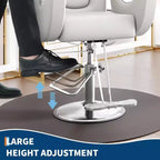 Reclining Salon Chair Hydraulic Barber Chair with 360 Swivel and Adjustable Height