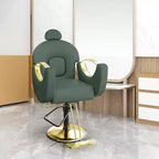 Reclining Salon Chair Hydraulic Barber Chair with 360 Swivel and Adjustable Height