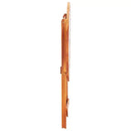 Ensemble de salle à manger de patio pliable vidaXL, 5 pièces, en bois d’eucalyptus massif
