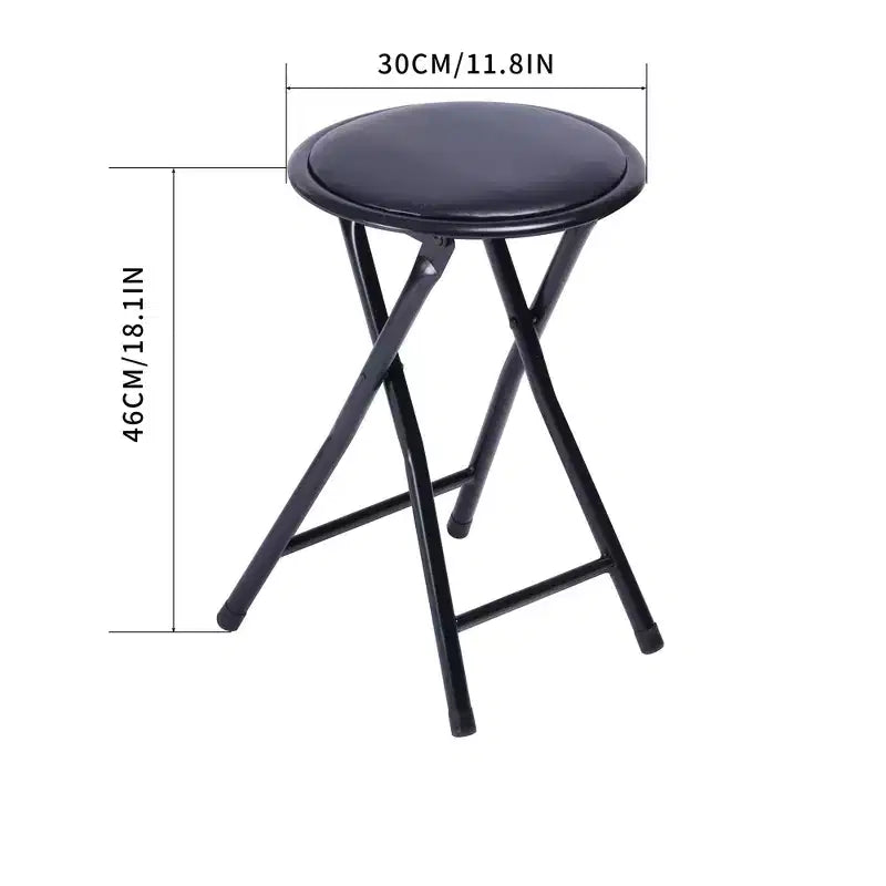 Folding Table and Stool Set, Adjustable Height Tray Table with Tilting Top and Cup Holder, Portable Desk for Bed, Sofa, Study or Outdoor