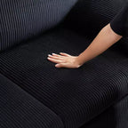 64.5" 3-in-1 Convertible Corduroy Sleeper Sofa Bed with Pullout Bed