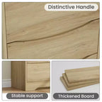 3-Drawer Wooden Dresser with Wide Top