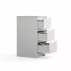 3-Drawer Wooden Dresser with Wide Top