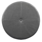 Large Round Storage Ottoman