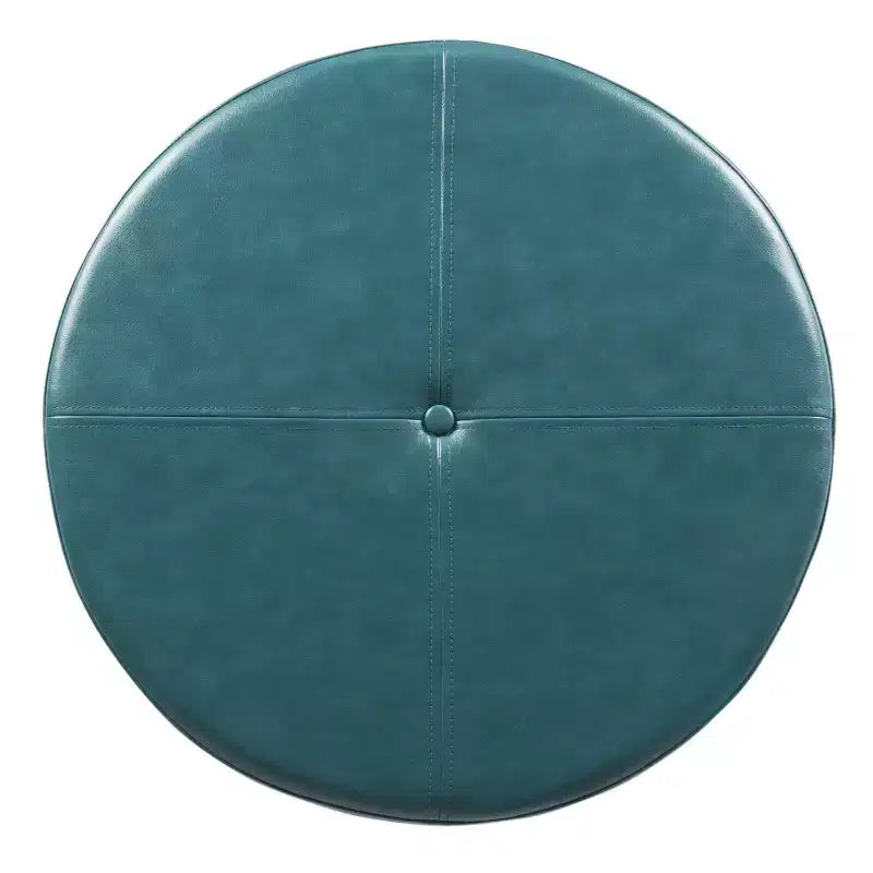 Large Round Storage Ottoman