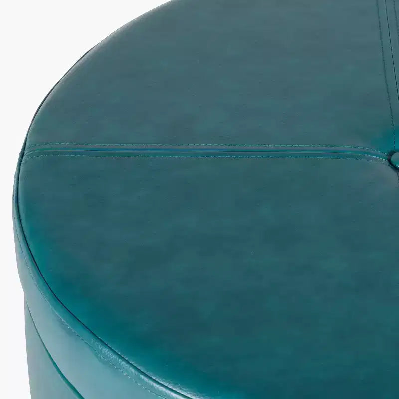 Large Round Storage Ottoman