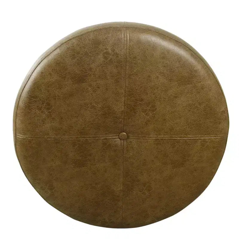 Large Round Storage Ottoman