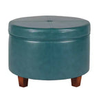 Large Round Storage Ottoman