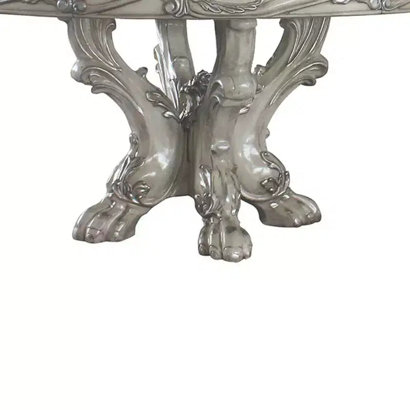 60" Dresden Dining Table Vintage Bone White - Acme Furniture