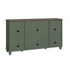 63" Vintage Style Buffet Sideboard Cabinet with Drawers, Green