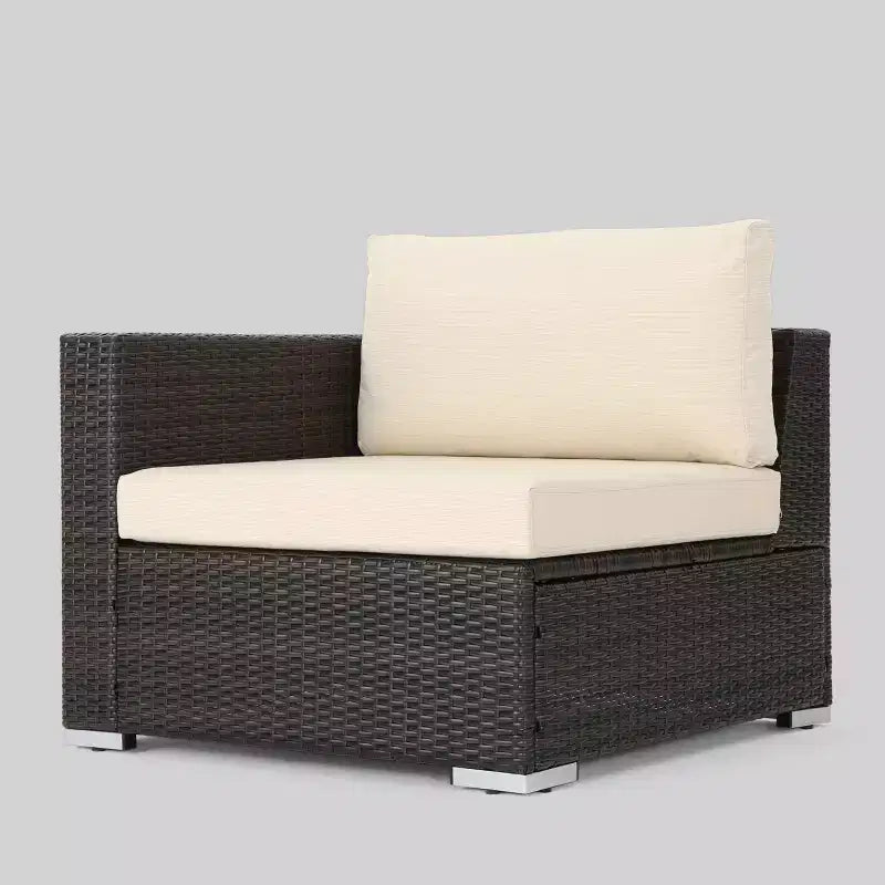 Santa Rosa 6-delige loungeset van wicker met kussens - Christopher Knight Home