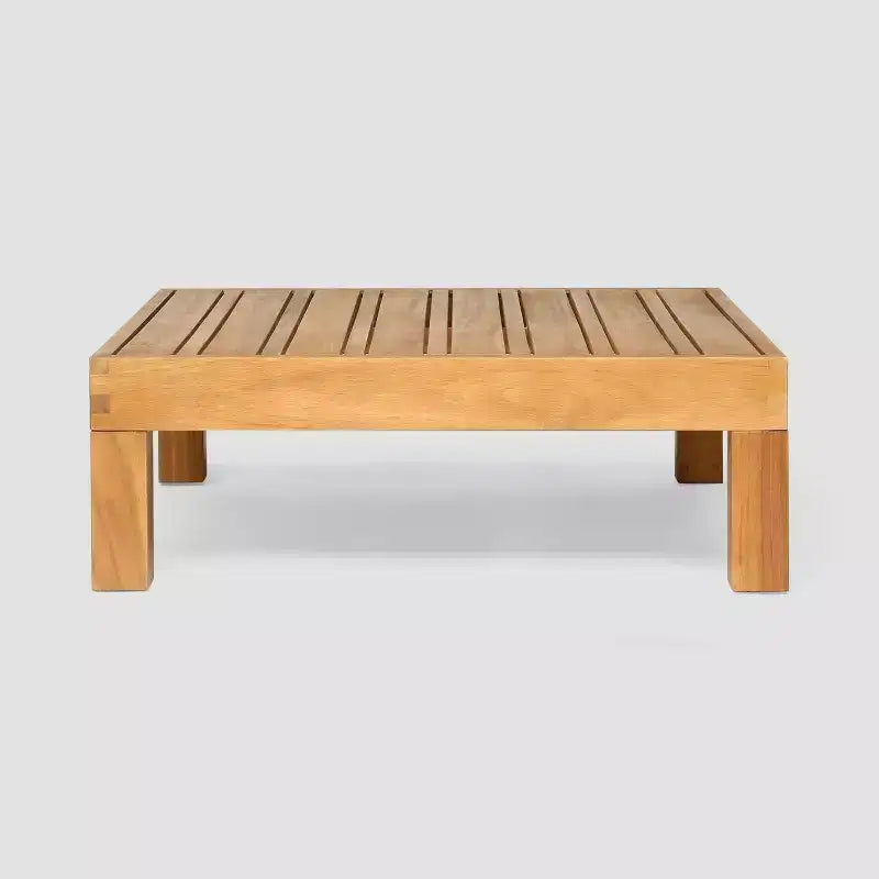 Brava 6-teiliges Sitzset aus Akazienholz für die Terrasse – Christopher Knight Home