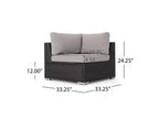 Set di sedute in vimini Santa Rosa da 11 pezzi - Christopher Knight Home