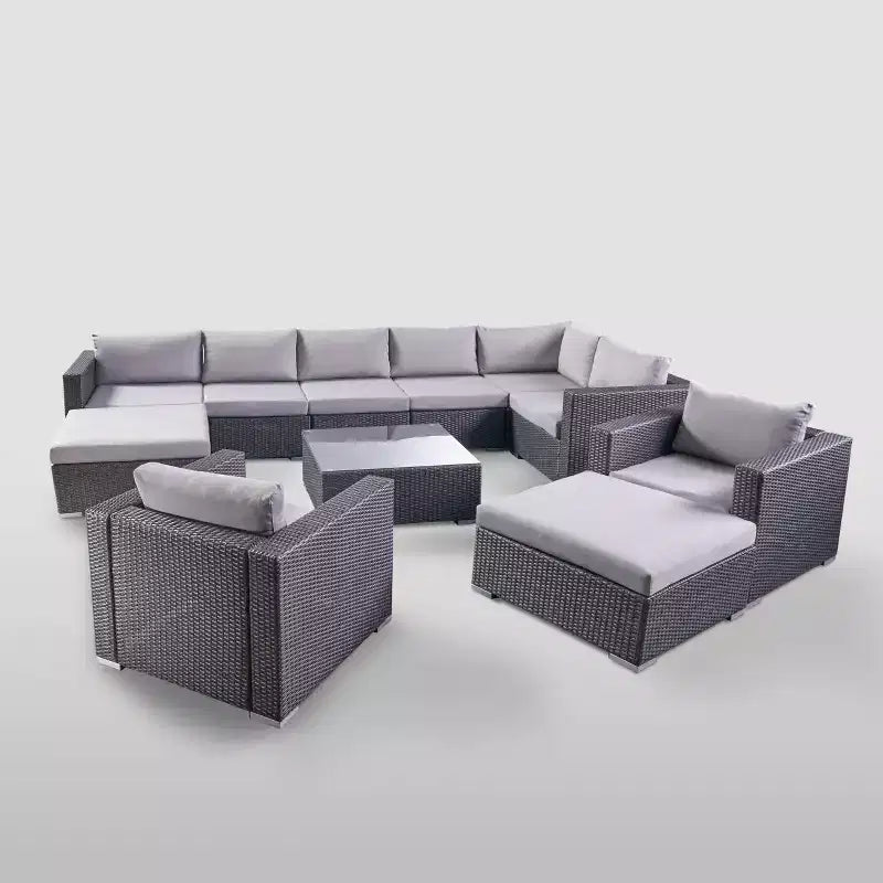 Set di sedute in vimini Santa Rosa da 11 pezzi - Christopher Knight Home