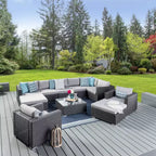 Santa Rosa 11pc Wicker Seating Set - Christopher Knight Home