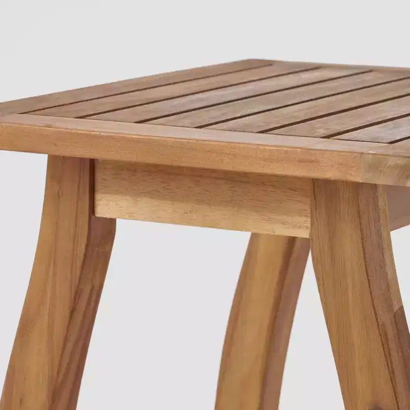 Mahalo 2-teiliges Akazienholz-Set mit Sonnenliegen – Christopher Knight Home