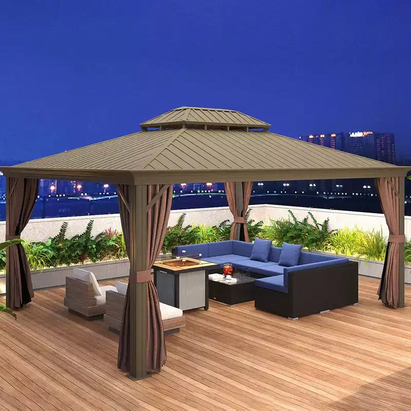 Ensemble de mobilier de jardin d’extérieur Outsunny de 7 pièces en rotin tressé moderne, idéal pour le jardin, la terrasse et la cour