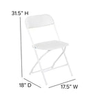 Flash Furniture hordozható csomagtérajtó-parti/rendezvénysátor-garnitúra – 8'x8' felállítható árnyékolósátor, 6 lábas kétrészes összecsukható asztal, 4 összecsukható szék