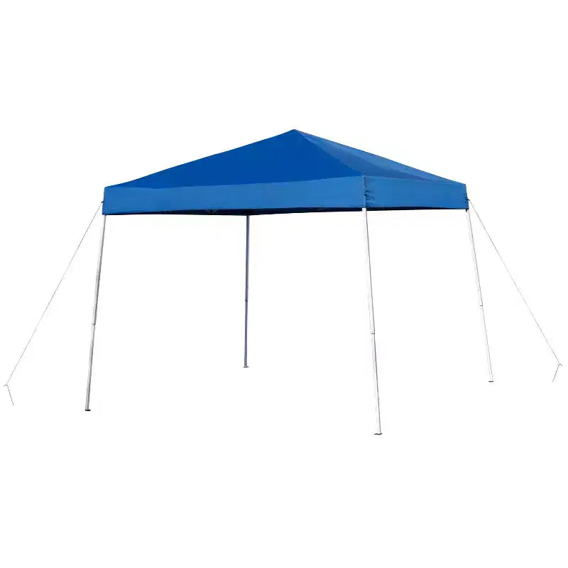 Flash Furniture hordozható csomagtérajtó-parti/rendezvénysátor-garnitúra – 8'x8' felállítható árnyékolósátor, 6 lábas kétrészes összecsukható asztal, 4 összecsukható szék