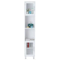 Costway 71 Bathroom Tall Tower Storage Cabinet Organizer Display Shelves Bedroom