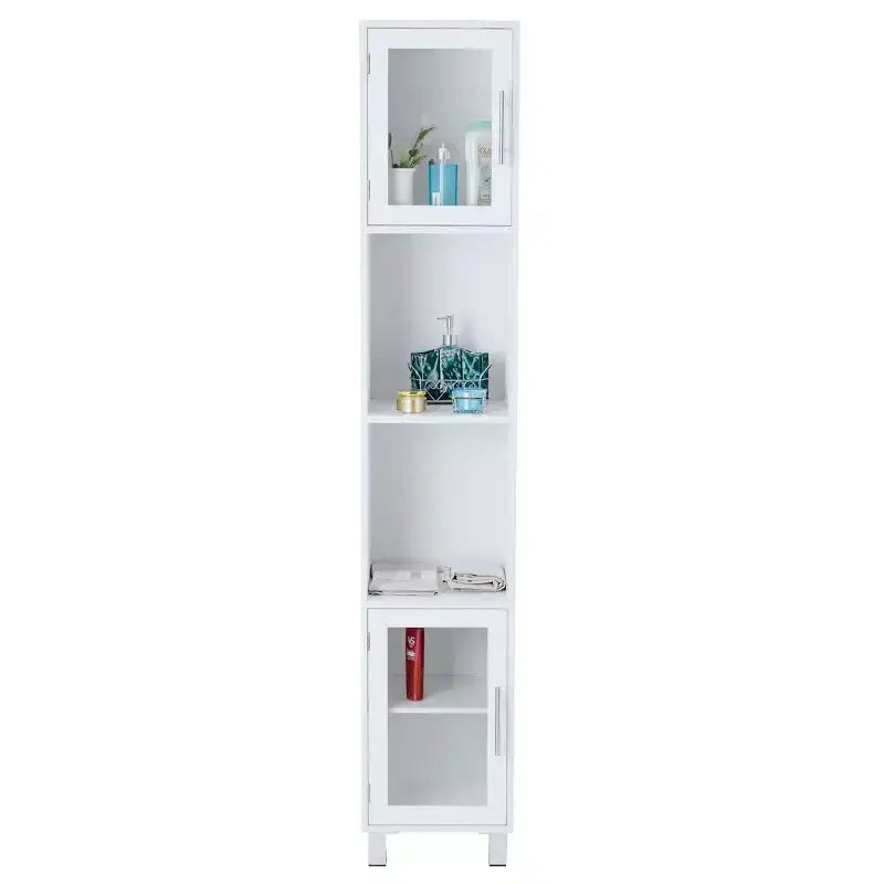 Costway 71 Bathroom Tall Tower Storage Cabinet Organizer Display Shelves Bedroom