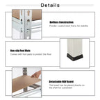 Costway 5-Tier Metal Storage Shelves 60'' Garage Rack W/Adjustable Shelves