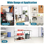 Costway 5-Tier Metal Storage Shelves 60'' Garage Rack W/Adjustable Shelves