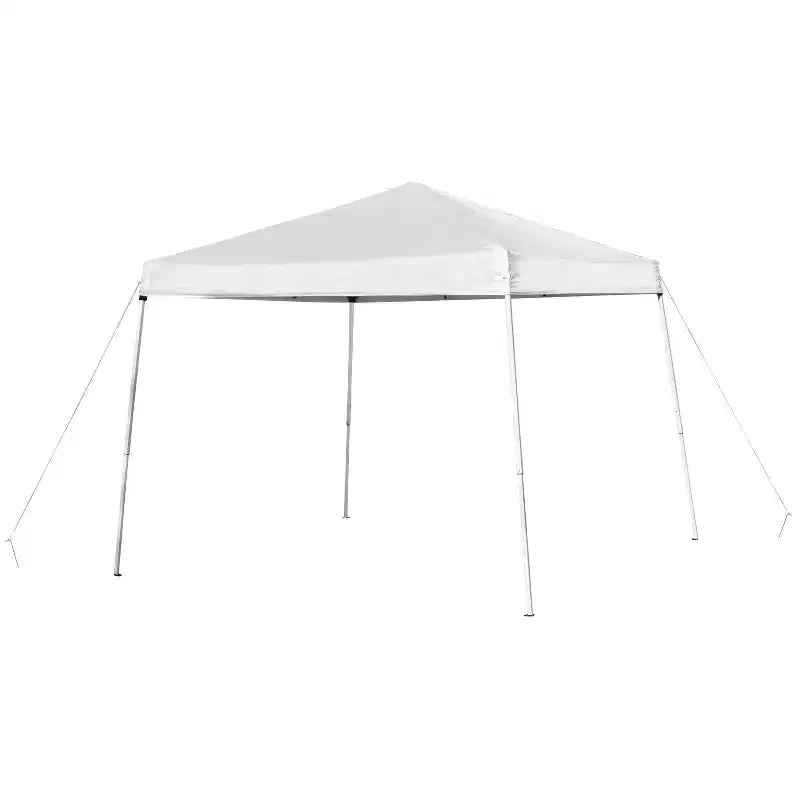 Emma and Oliver Outdoor-Veranstaltungs-/Tailgate-Garnitur mit Pop-up-Veranstaltungsdach und Tragetasche, zweiteilig klappbarem Tisch und 4 Klappstühlen