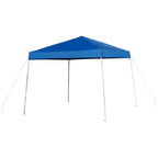 Emma and Oliver Outdoor-Veranstaltungs-/Tailgate-Garnitur mit Pop-up-Veranstaltungsdach und Tragetasche, zweiteilig klappbarem Tisch und 4 Klappstühlen